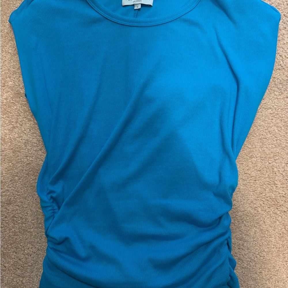 Michael Stars Vibrant Blue Muscle Tee